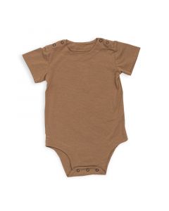 Short-sleeved bodysuit - Beige