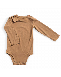 Long-sleeved bodysuit - Beige