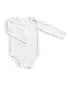 Long-sleeved bodysuit -  White