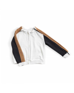 Sweatshirt with zip-off sleeves - mix