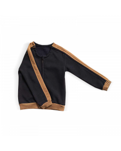 Sweatshirt with zip-off sleeves - Graphite
