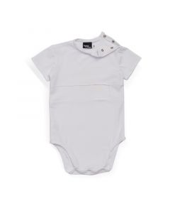 PEG access bodysuit - White